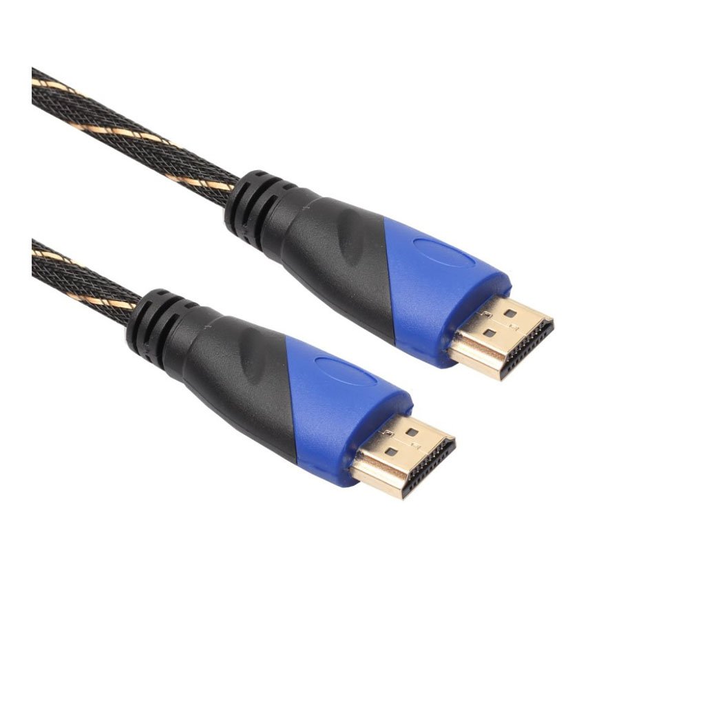 Universal 1M Mesh Layer vevet mønster HDMI-kabel V1.4 AV HD 3D