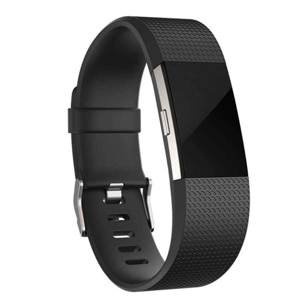 Bilde av Fitbit Charge 2 Klokkereim I Silikon - Svart