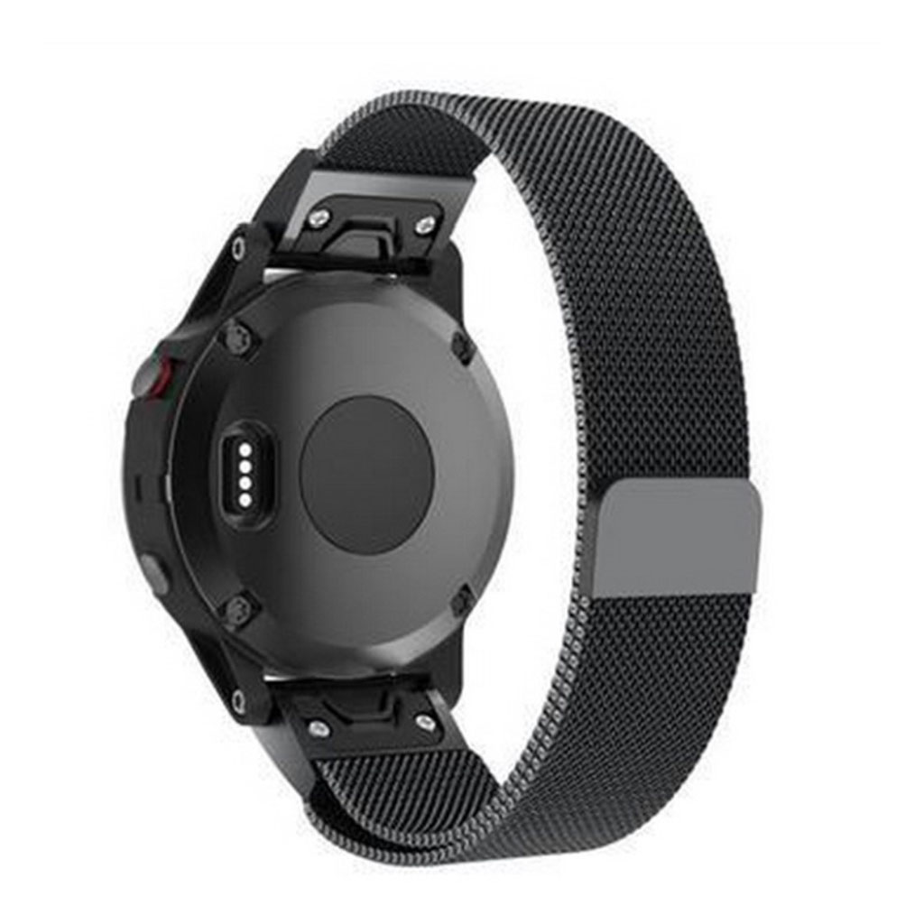 Bilde av Garmin Fenix 5s Klokkereim I Metall Med Milanese Stil - Svart