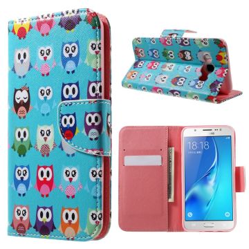 Wonderland Samsung Galaxy J5 (2016) flip-etui - Flere Ugler