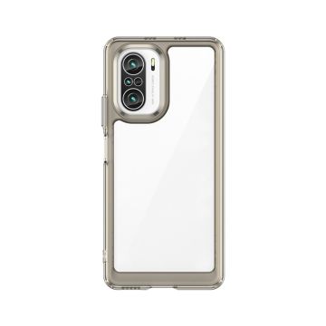 Xiaomi Poco F3 / Xiaomi Mi 11i / Xiaomi Mi 11X / Xiaomi Mi 11X Pro / Xiaomi Redmi K40 / Xiaomi Redmi K40 Pro / Xiaomi Redmi K40 Pro Plus smart akryldeksel - Gjennomsiktig Grå