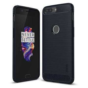 MoFi Carbon OnePlus 5T deksel - Mørkeblå