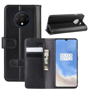 Classic OnePlus 7T flip etui - Svart