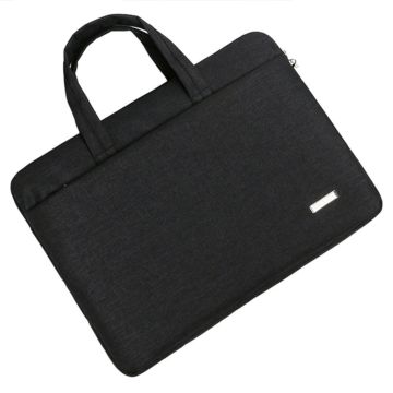 173 13-13,3" Laptop-veske Oxford-stoffveske for bærbare datamaskiner Slitesterk bæreveske - Svart