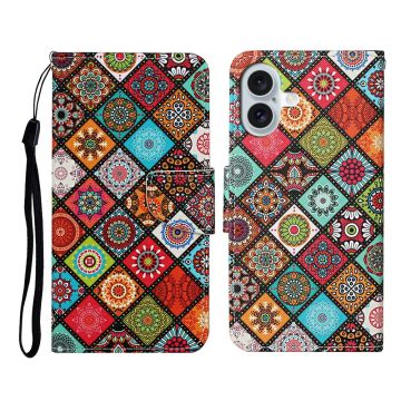 Wonderland iPhone 17 flip-etui - Etnisk Stil