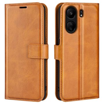 Classic Xiaomi Redmi 13C / Xiaomi Poco C65 flip etui - Gul