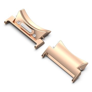 1 par Samsung Galaxy Watch Universal Watch Band Connector 22 mm adapter i rustfritt stål - Rose Gull