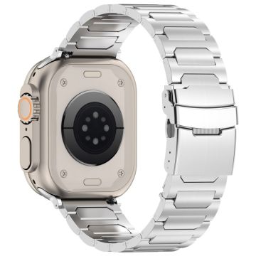 Apple Watch Series 41mm - 40mm - 38mm Titanium Alloy Armbånd - Sølv