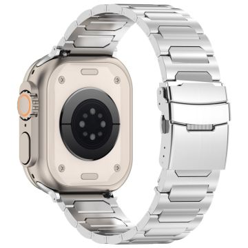 Apple Watch Series 41mm - 40mm - 38mm Titanium Alloy Armbånd - Glanset Sølv