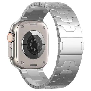 Apple Watch Series 41 mm - 40 mm - 38 mm magnetisk spennebånd i titanlegering - Sølv