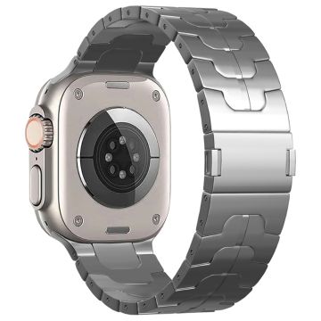 Apple Watch Series 41 mm - 40 mm - 38 mm magnetisk spennebånd i titanlegering - Grå