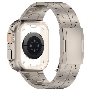 Apple Watch Series 41mm - 40mm - 38mm Klokkerem Titanium Alloy Armbånd - Titan