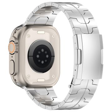 Apple Watch Series 41mm - 40mm - 38mm Klokkerem Titanium Alloy Armbånd - Sølv