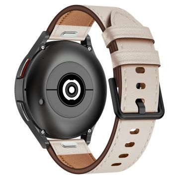 Huawei Watch GT 3 42mm / GT 3 Pro 43mm Top Layer Cowhide Justerbar håndleddsrem 20mm klokkerem - Stjernelys