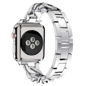 Apple Watch Series 41mm - 40mm - 38mm klokkerem av sinklegering - Sølv