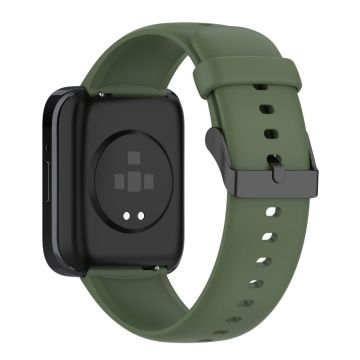 SKG V9 / V9 Pro / Huami Amazfit Bip 5 / Bip 5 Unity Watch Strap Liquid Silicone Band Replacement - Midnattsgrønn