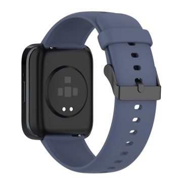 SKG V9 / V9 Pro / Huami Amazfit Bip 5 / Bip 5 Unity Watch Strap Liquid Silicone Band Replacement - Blågrå