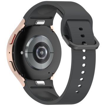 Samsung Galaxy Watch4 / 5 / 6 / 7 40mm / Watch 5 Pro 45mm / Watch FE 40mm Armbånd Erstatning Silikon Urrem - Mørkegrå