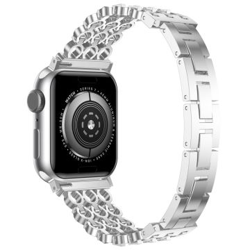 Apple Watch Series 41mm - 40mm - 38mm sinklegeringsarmbånd Erstatningsklokkerem - Sølv