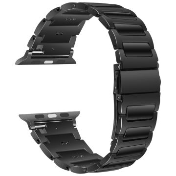 KALEBOL Apple Watch Series 41mm - 40mm - 38mm Sinklegeringsarmbånd - Svart