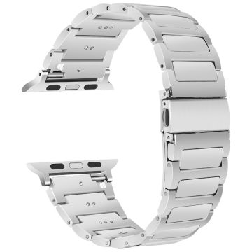 KALEBOL Apple Watch Series 41mm - 40mm - 38mm Sinklegeringsarmbånd - Sølv