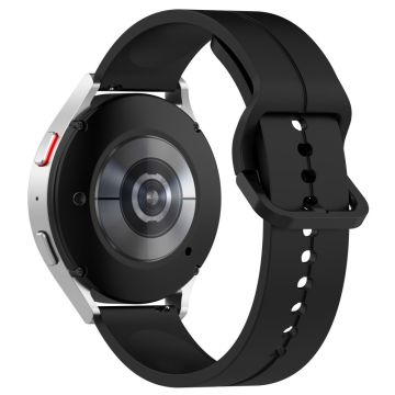 KALEBOL Huawei Watch 4 / 4 Pro / GT 4 46 mm klokkerem 22 mm silikonbånd Groove Design - Svart