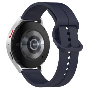 KALEBOL Huawei Watch 4 / 4 Pro / GT 4 46 mm klokkerem 22 mm silikonbånd Groove Design - Marineblå