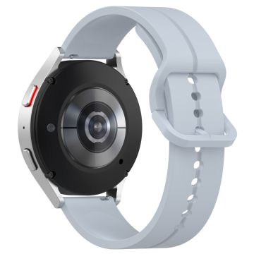 KALEBOL Huawei Watch GT 3 42mm / GT 3 Pro 43mm Silikonklokkebånd 20mm Groove Design Strap - Babyblå