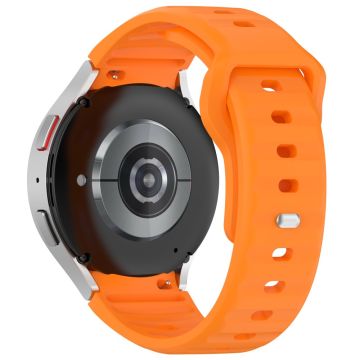 KALEBOL Samsung Galaxy Watch 20 mm klokkerem i silikon - Oransje