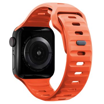 KALEBOL Apple Watch Series 41mm - 40mm - 38mm Watch Band Sports Silikonrem - Oransje