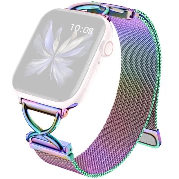 Apple Watch Series 9 8 7 41mm / 6 5 4 SE SE (2022) SE (2023) 40mm / 1 2 3 38mm metallrem håndleddsbånd - Flerfarget