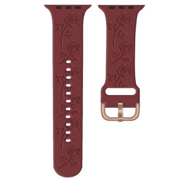 Apple Watch Series 41mm - 40mm - 38mm Strap Rose Silicone Watch Band - Solbrun