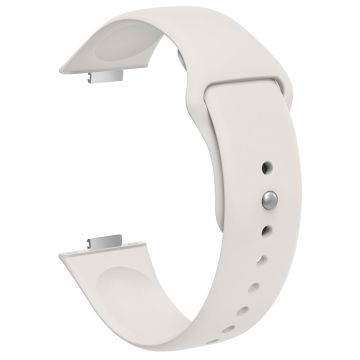 Huawei Watch Fit 3 Replacement Strap Silicone Watch Band with Silver Buckle - Starlight