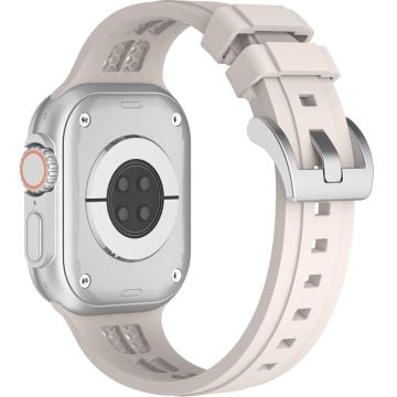 Klokkerem Apple Watch Series 41mm - 40mm - 38mm Silikonarmbånd - Stjernelys