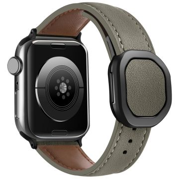 KALEBOL Apple Watch Series 41 mm - 40 mm - 38 mm ekte kuskinnbånd - Solbrun