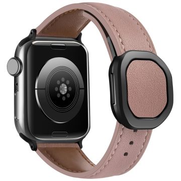 KALEBOL Apple Watch Series 41 mm - 40 mm - 38 mm ekte kuskinnbånd - Rosa