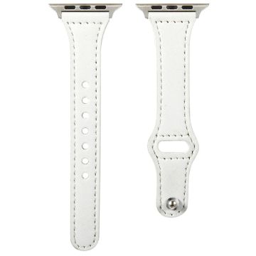 KALEBOL Apple Watch Series 41mm - 40mm - 38mm Watch Strap, Small Buckle - White