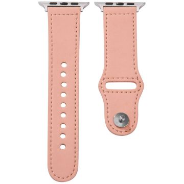 KALEBOL Apple Watch Series 41mm - 40mm - 38mm klokkerem, stor spenne - Rosa