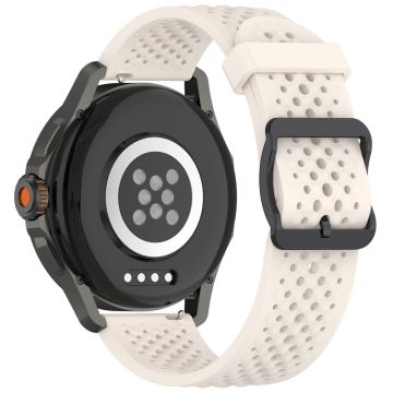 Xiaomi Watch S4 Sport Silicone 22mm Multiple Holes Breathable Watch Strap - Starlight