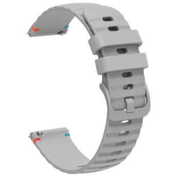 Samsung Galaxy Watch3 45mm universal 22mm Silicone Watch Strap - Grey