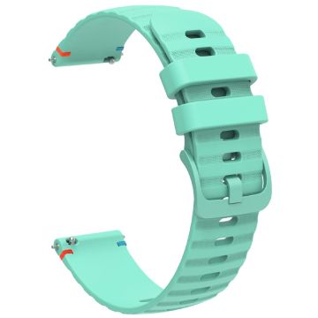 Samsung Galaxy Watch3 45mm universal 22mm Silicone Watch Strap - Teal Green