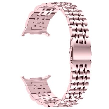 Samsung Galaxy Watch Ultra 47mm Replacement Band 7-Bead Stainless Steel Smart Watch Strap - Rose Pink