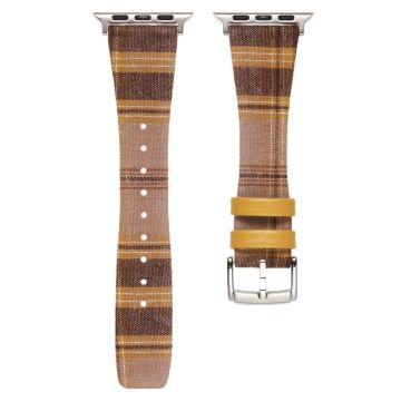 Plaid Woolen Strap for Apple Watch Series 41mm - 40mm - 38mm - Style 6