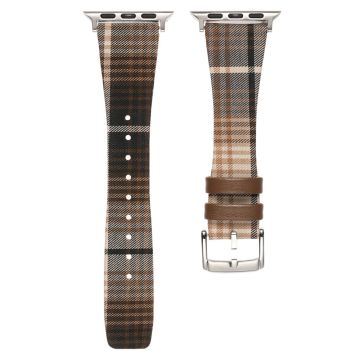 Plaid Woolen Strap for Apple Watch Series 41mm - 40mm - 38mm - Style 2