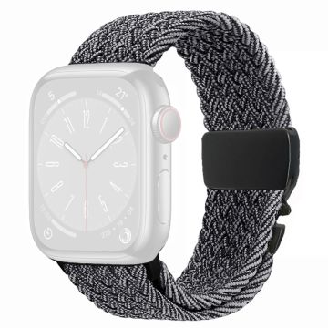 Armbånd Apple Watch Series 41 mm - 40 mm - 38 mm vevd klokkerem - Metallgrå