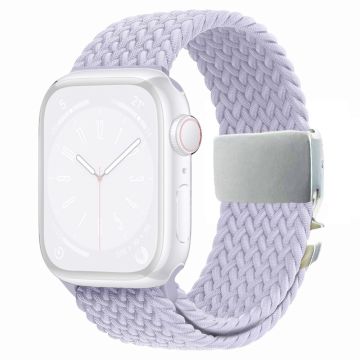 Armbånd Apple Watch Series 41 mm - 40 mm - 38 mm vevd klokkerem - Tåkelilla