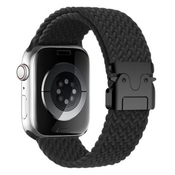 Armbånd Apple Watch Series 41 mm - 40 mm - 38 mm vevd klokkerem - Svart