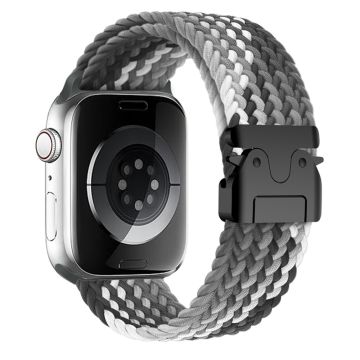 Armbånd Apple Watch Series 41 mm - 40 mm - 38 mm vevd klokkerem - Mørk Sjokolade