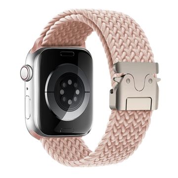 Armbånd Apple Watch Series 41 mm - 40 mm - 38 mm vevd klokkerem - Rosa