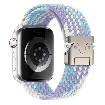 Armbånd Apple Watch Series 41 mm - 40 mm - 38 mm vevd klokkerem - Fiolett Lilla